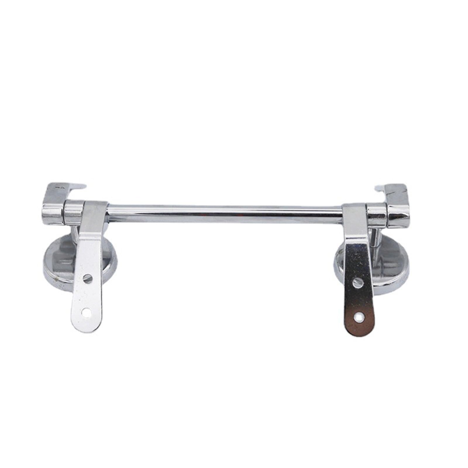Teogneot Silvery Wooden Toilet Seat Bar Hinge Toilet Lid Hinge Stainless Steel Toilet Lid Attachment Accessories Long Hinge