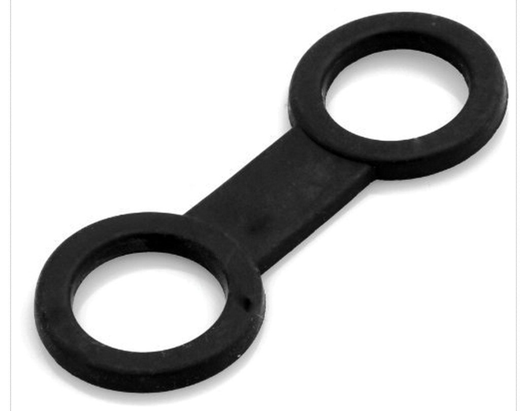 Black Silicone Snorkel Keeper