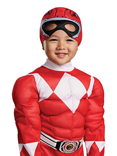 Disfraz completo Power Rangers 2T niño rojo miniatura 2