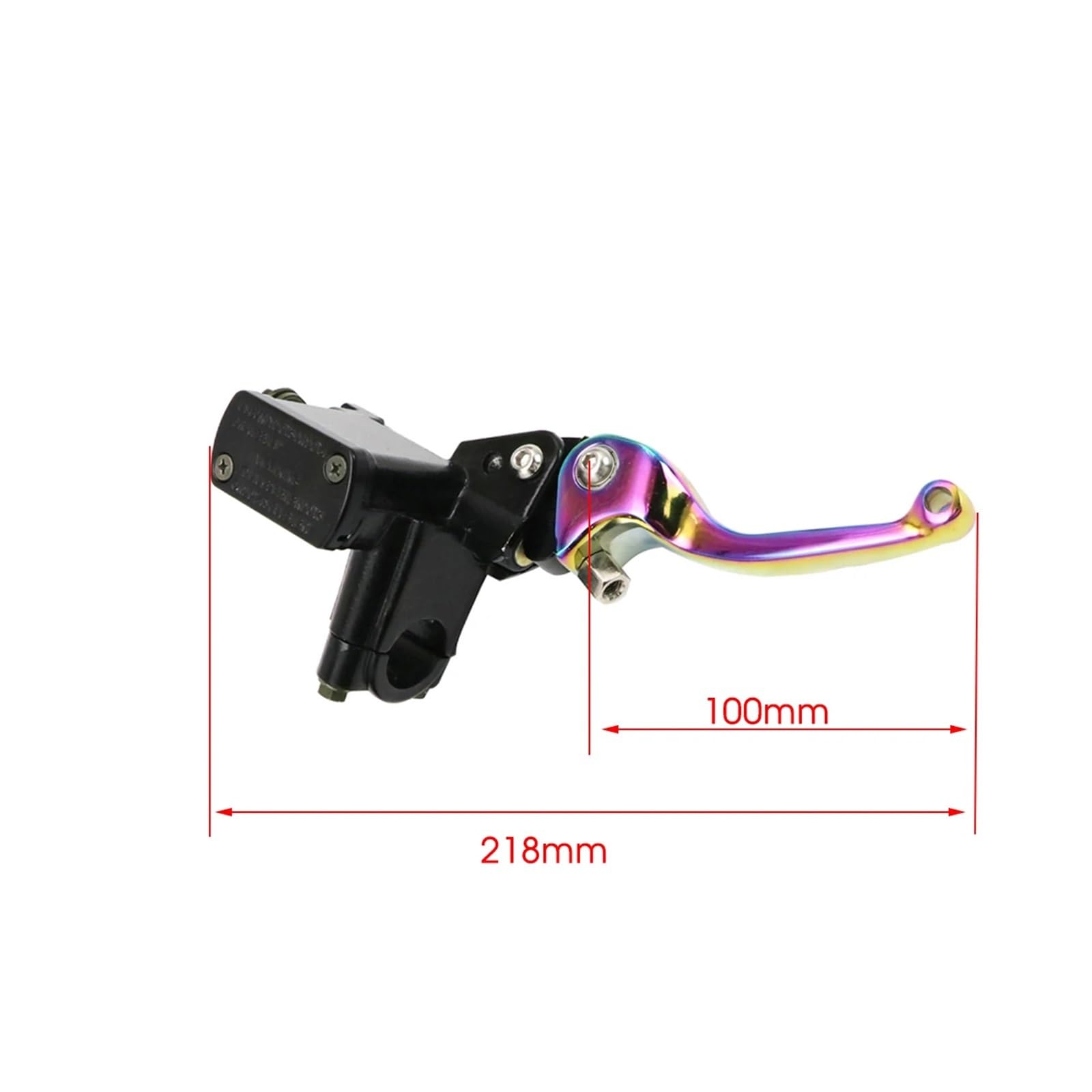 Juego De Palanca De Embrague De Cilindro Maestro De Freno De Manillar De Motocicleta De 7/8 "y 22mm para Mini Bicicleta Deportiva Dirt Pit Palancas Frenos