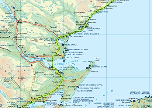 NC500 Pocket Map: Plan your adventure on Scotland’s North Coast 500 route official map