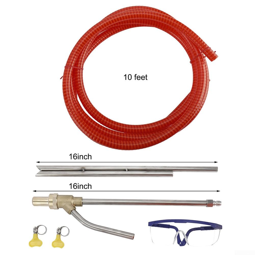 DAZZLEEX per Lancia di lavaggio auto Ugello Acqua di Potenza Sabbia Blaster Sabbiatura Kit 1/4 Connettore Rapido Per Idropulitrice