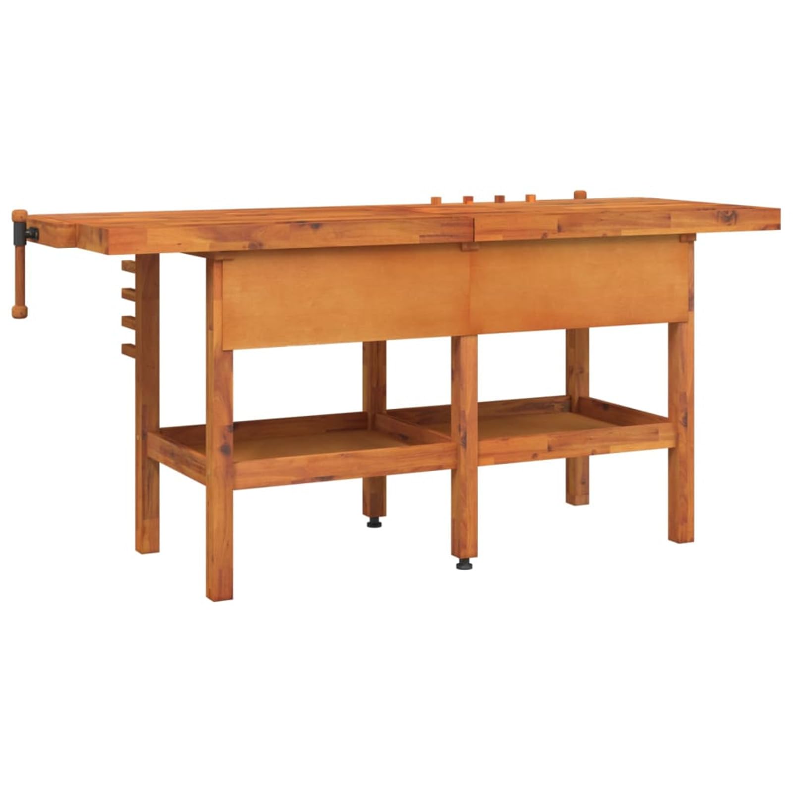 LAPOOH Banco de Trabajo cajones y Tornillos Banco, Banco De Trabajo, Mesa De Trabajo Taller, Banco Herramientas, Caballete Mesa, Bancada De Trabalho, Madera 192x62x83 cm