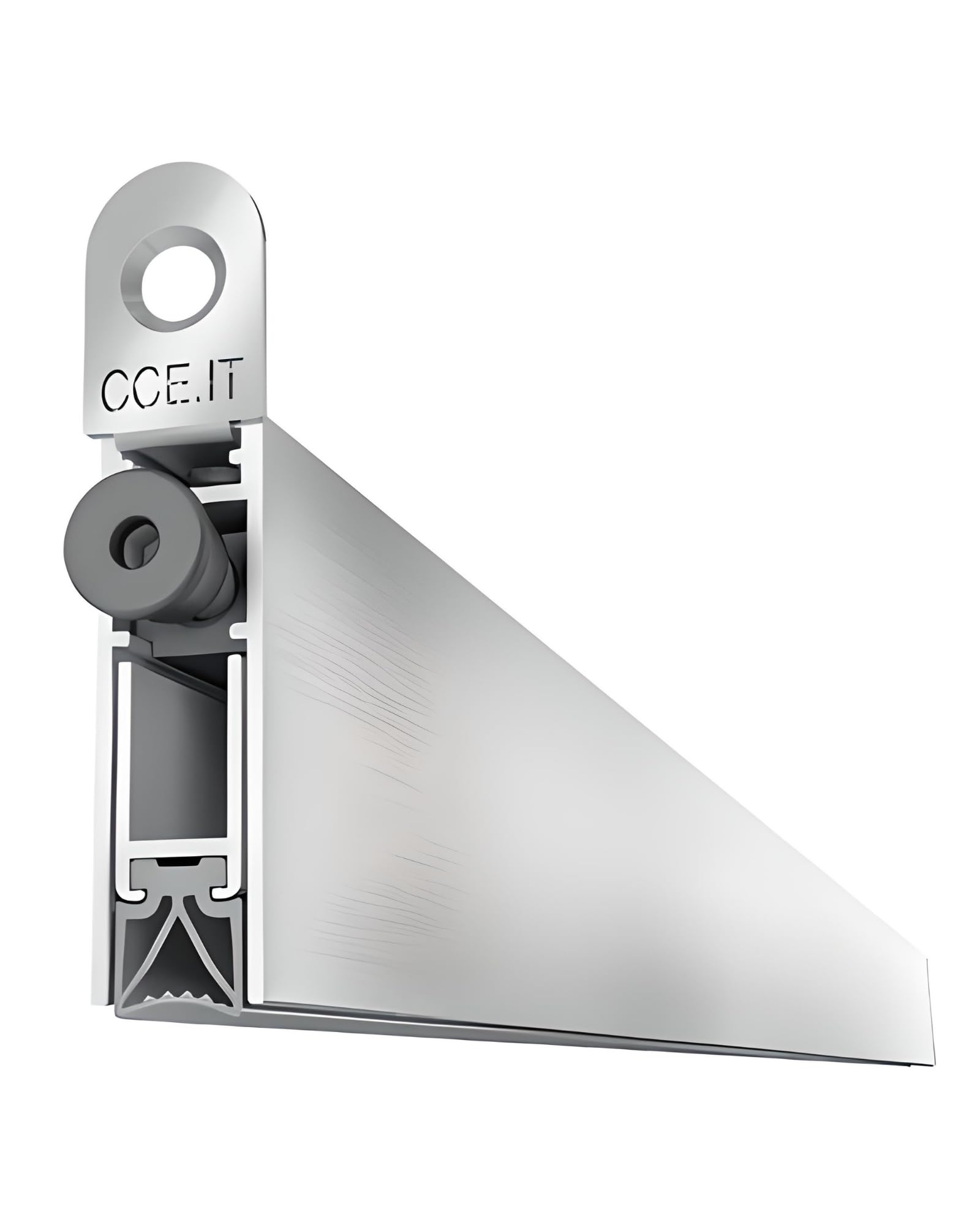 Gedotec Opuszczana uszczelka podłogowa | 1 sztuka uszczelki drzwi 12 x 40 mm | kwadratowa | długość 1030 mm – możliwość skrócenia | uszczelka obniżająca do drzwi | uszczelka podłogowa drzwi | ochrona