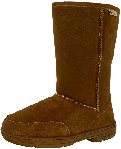 BEARPAW Women's Meadow Winter Boot, Hickory, 10 M US