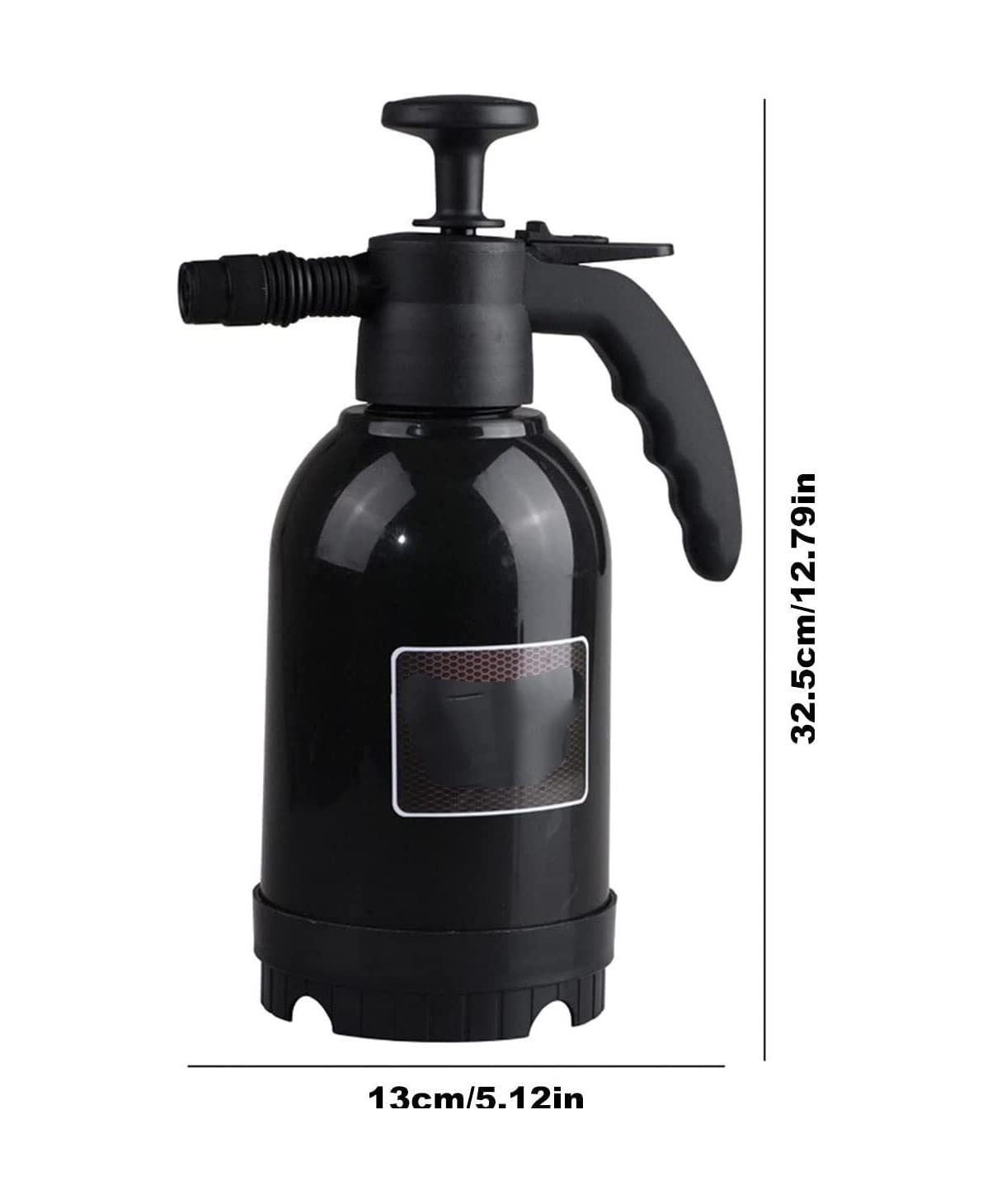 Regadera, Decorativa Moderna Bomba De Presión Manual 2L, Regadera Ajustable for Jardín, Plástico, Botella Rociadora Latas de Riego