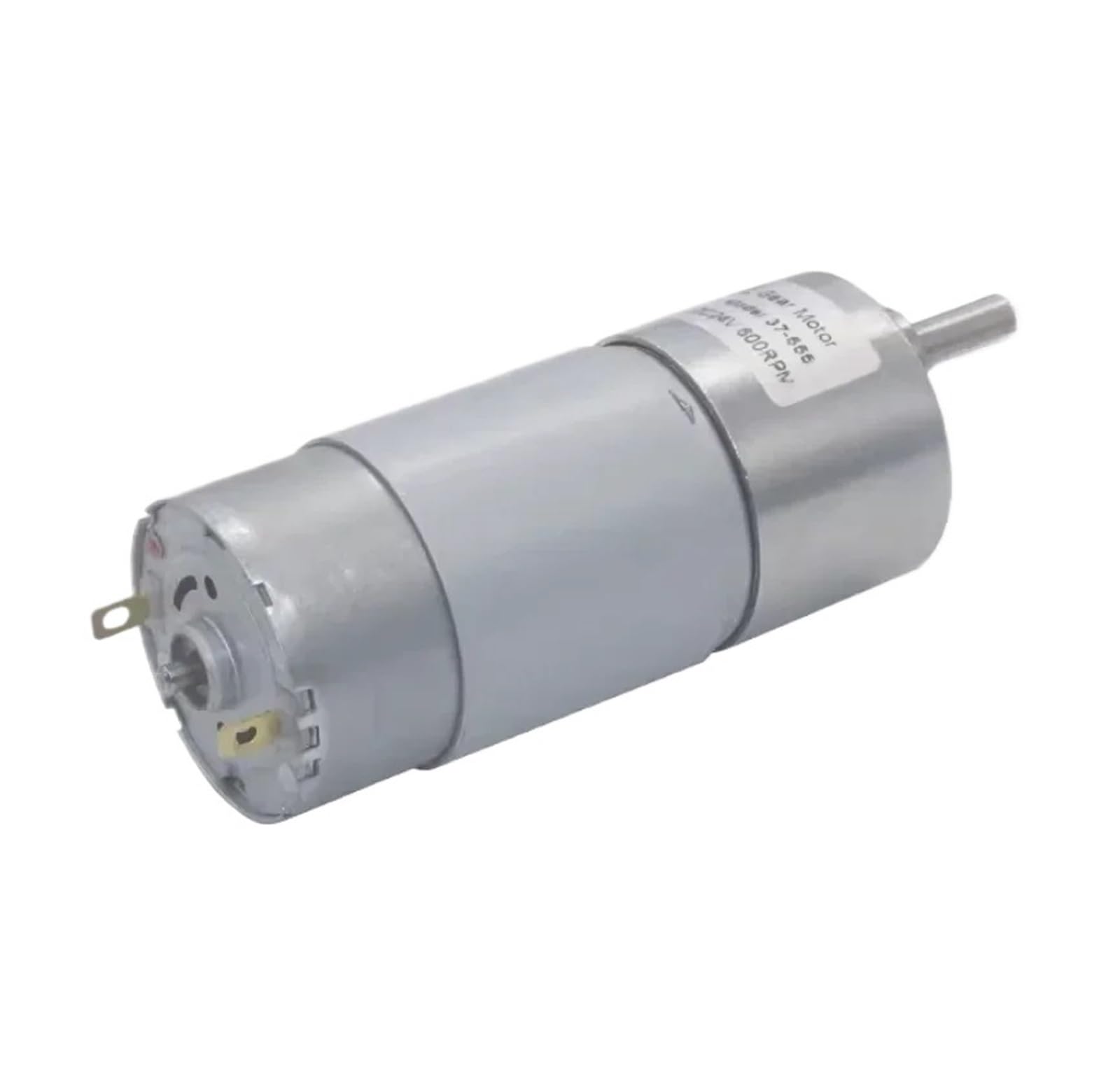 TQSKA JGB37-555 High Torque Low Speed 12V Electric DC Gear Motor Micro 24V 555 Dc Gearbox Reduction Motor Geared Motor for Robot Arm(10rpm,24V)