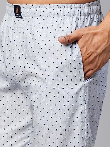 Image of Urban Scottish Men's Lounge Pants 100% Cotton Men's Lounge Night Pant Comfortable Leisure-Wear Lower with an Elastic Waist-Band and Regular Fit Track Pants, Machine Washable Stay at Home
