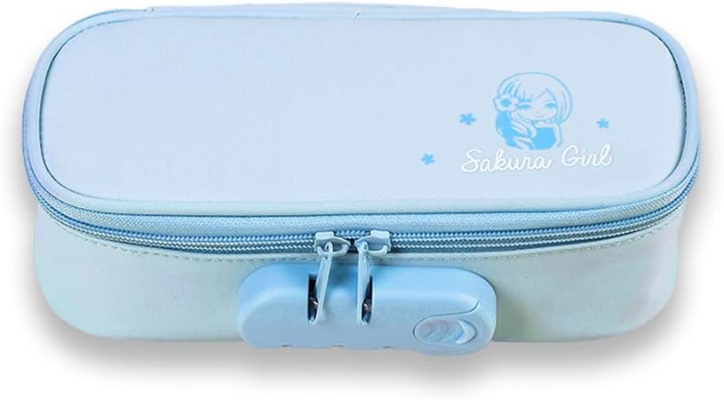 Amazon ペンケース 大容量 筆箱 3桁ダイヤル式ロック 盗難防止 機能的 子供 女の子 小学生 中学生 高校生 大学生 社会人用 ライトブルー ペンケース 文房具 オフィス用品 Amazon ペンケース 大容量 筆箱 3桁ダイヤル式ロック 盗難防止 機能的 子供 女の子 小学生 中学生 高校生 大学生 社会人用 ライトブルー ペンケース 文房具 オフィス用品