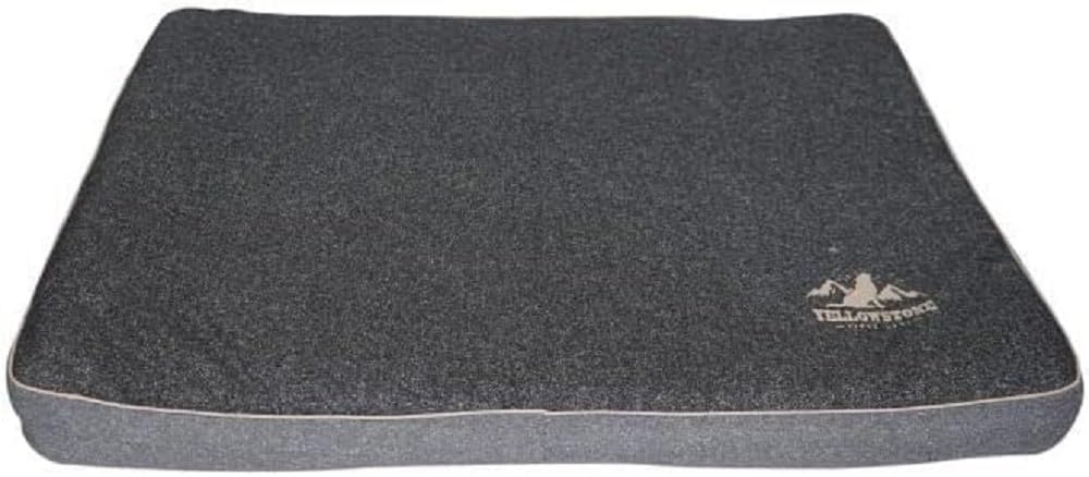 Tyrol Master T80 Comfort Yellowstone, Matelas pour Chien de Sol, Accessoire Usage Intérieur, Lavable en Machine à 30°, Double Face & Déhoussable, pour Moyens & Grands Chiens, 80x60x7 cm