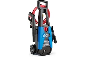AR Blue Clean Electric Pressure Washer: 1700 PSI for Powerful Cleaning