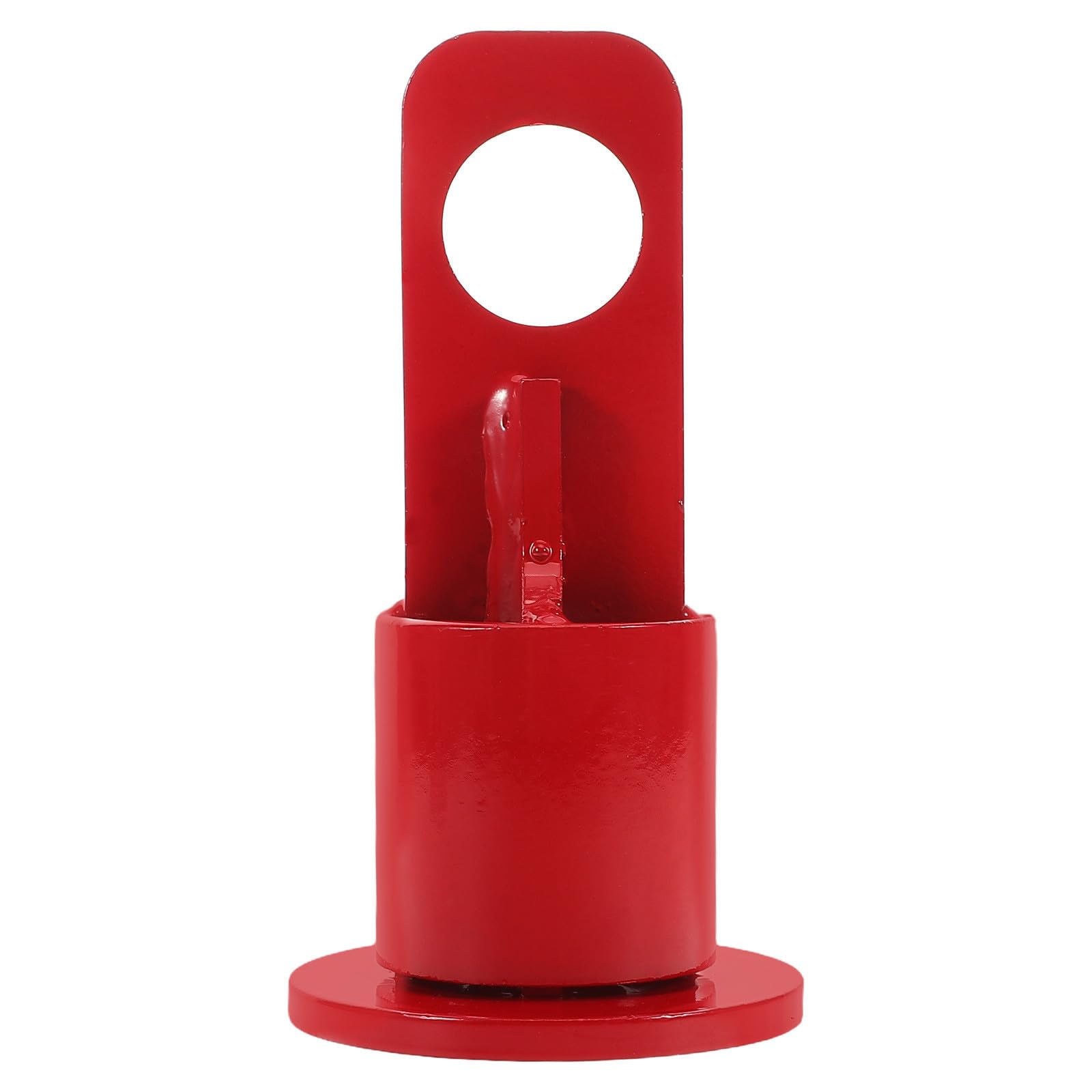 Happyyami Enganche Ajustable para Remolque de Hierro Rojo Diseño Elegante y Fácil Instalación para Soportes de Elevación de Ruedas y Uso Multifuncional en Remolques
