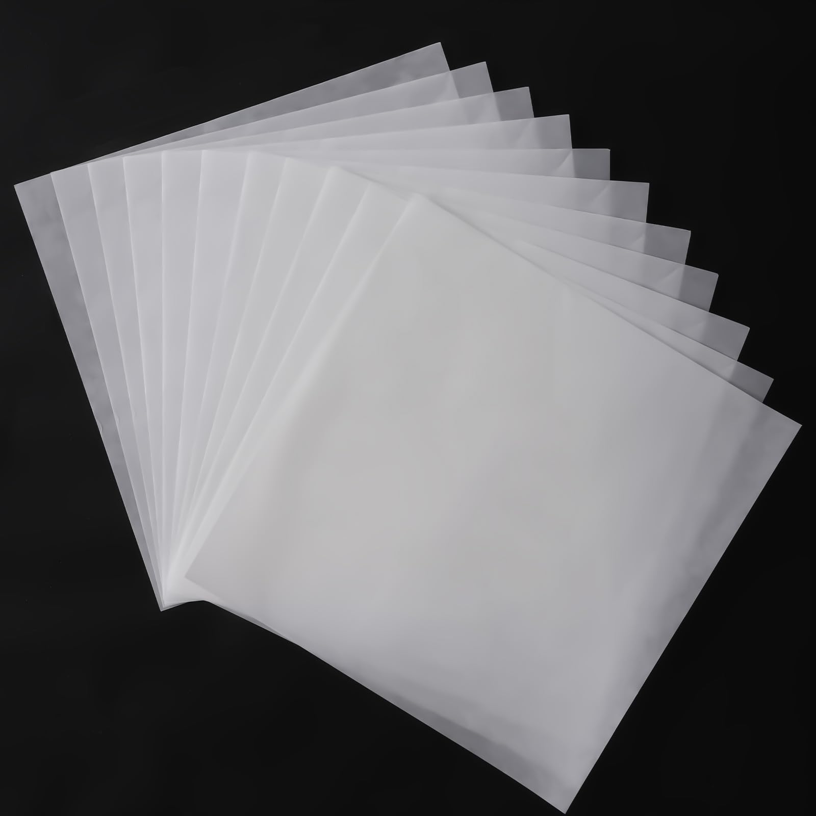 50 PCS Fuse Beads Ironing Paper, 18 X 18cm Square Transparent Ironing Sheet Paper Thermostability, Fuse Bead Iron Accessories for Beads Craft Making