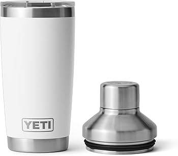 Amazon.com: YETI 20 oz Rambler Tumbler Cocktail Shaker Kit, White