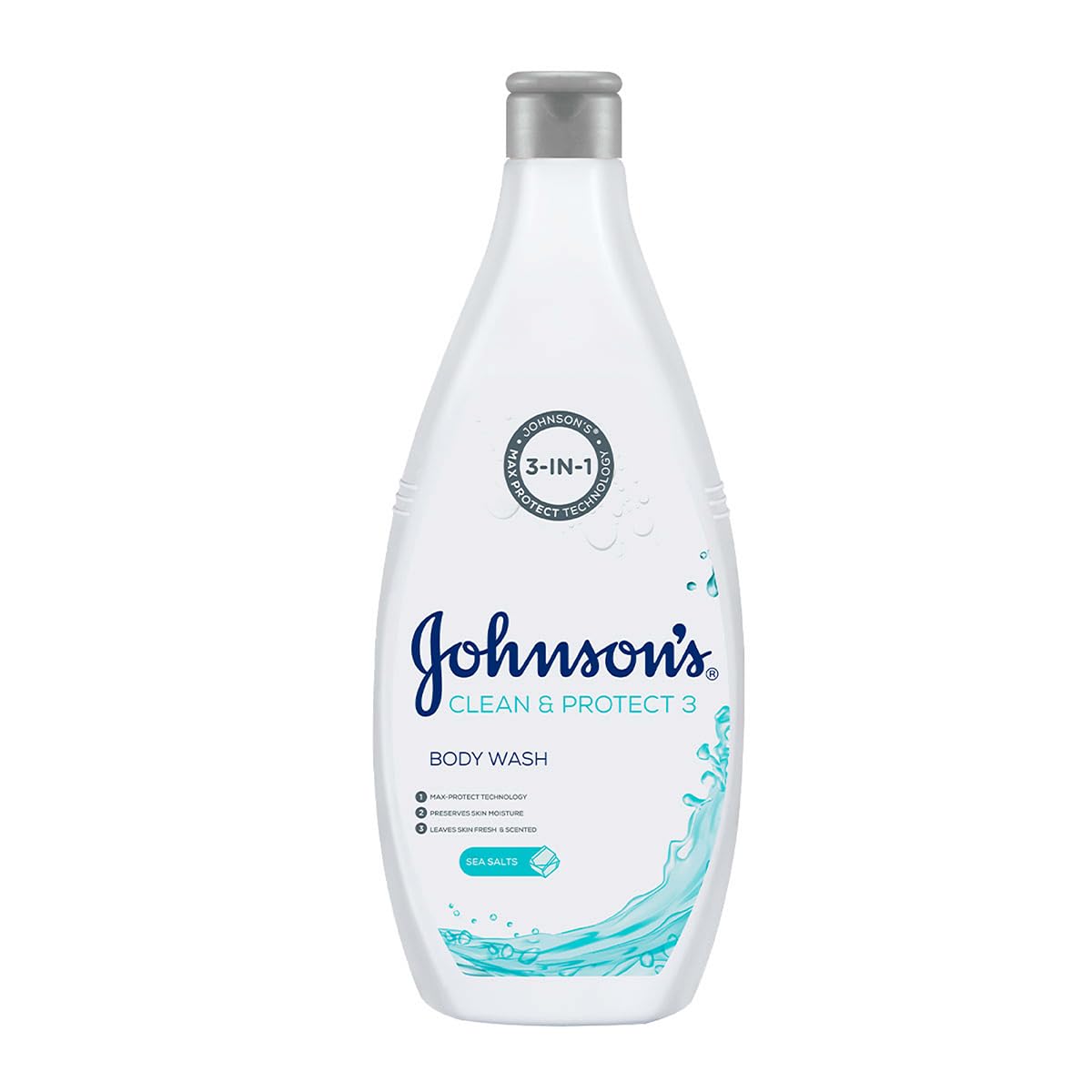 Johnson's Clean & Protect 3 Body Wash with Sea Salts 750ml | 3-in-1 Formula, Preserves Skin Moisture-image-27