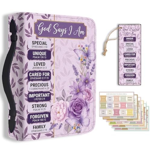 Accessoire de carnet chrétien et étui de protection pour la Bible en cuir avec marque-page