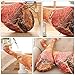 VOSAREA 1pc Creative Ham Doll Pillow Realistic Bacon Food Throw Pillow for Fun Pranks Unique Decorative Bolster for Sofa Bed Office and Car