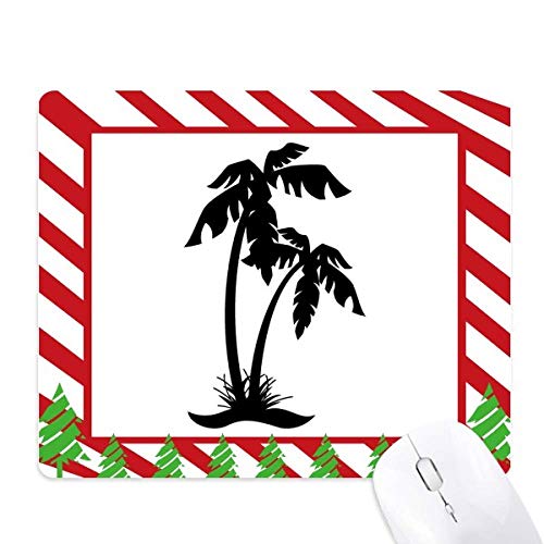 Tapis de souris silhouette de palmier pour une ambiance de plage et de vacances au bureau