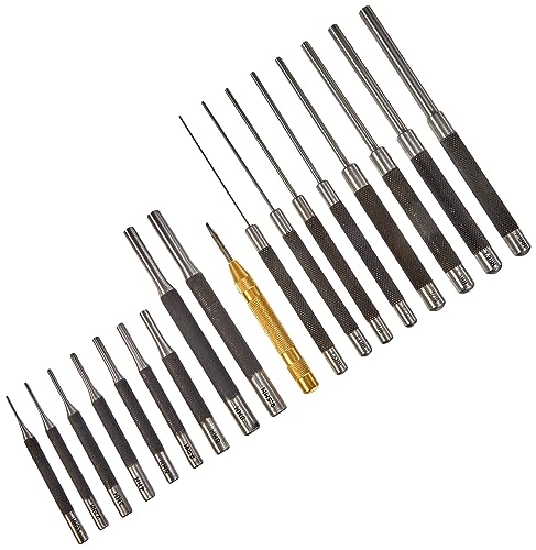 BGS 1695 Parallel Pin Punch Set, Multi-Colour, Set of 18 Pieces
