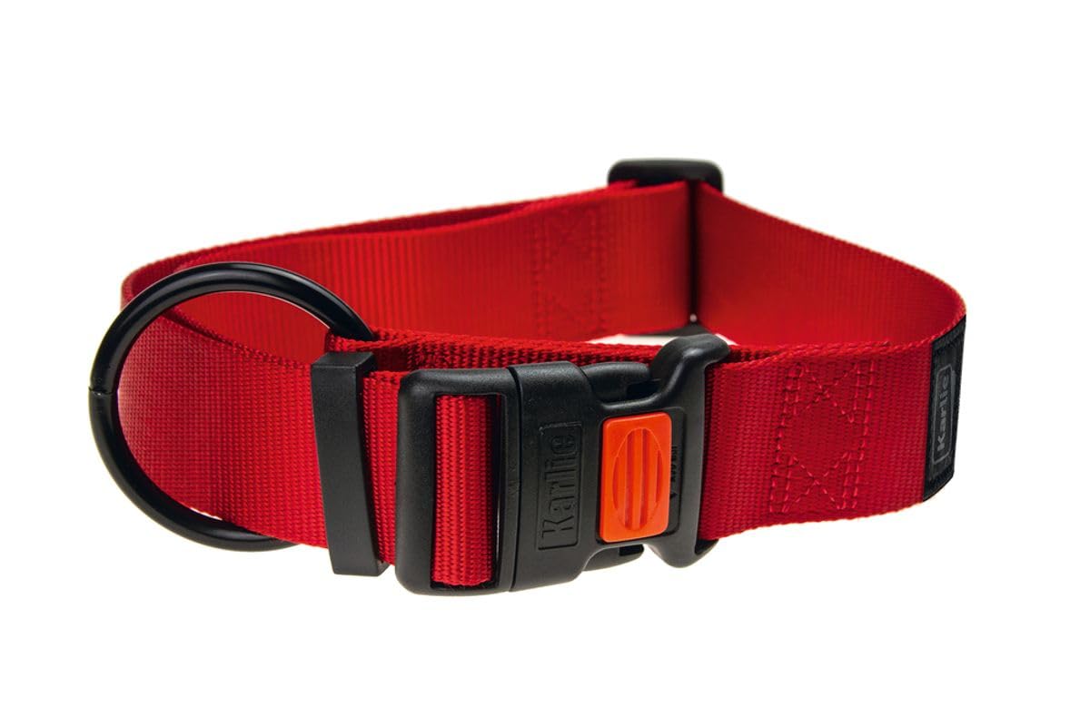 Karlie Kilitli Boyun Tasma, Köpek, S 30-45 cm, Kırmızı