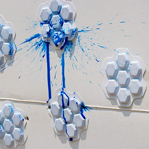 Stick N Shoot- 6 Adhesive Bleeding Targets - Splatter Targets – Reactive Target – Target Accessory – Targets For Shooting, Multi-Color #TOP3