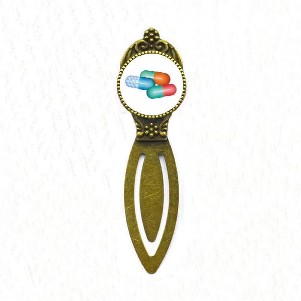 Marque-page gélule rétro aimanté pour guider vos lectures - 5