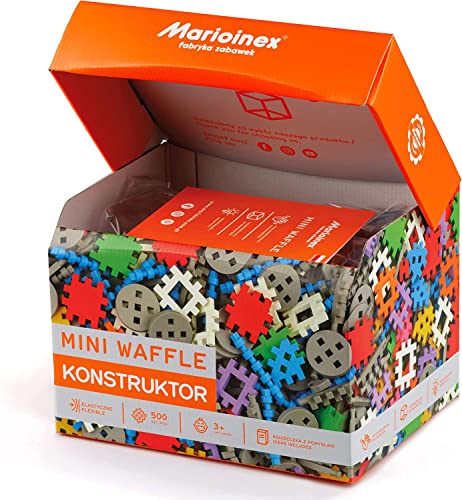 Marioinex- Mini Waffle Konstruktor 500 Conjunto de construcción, Multicolor 902288