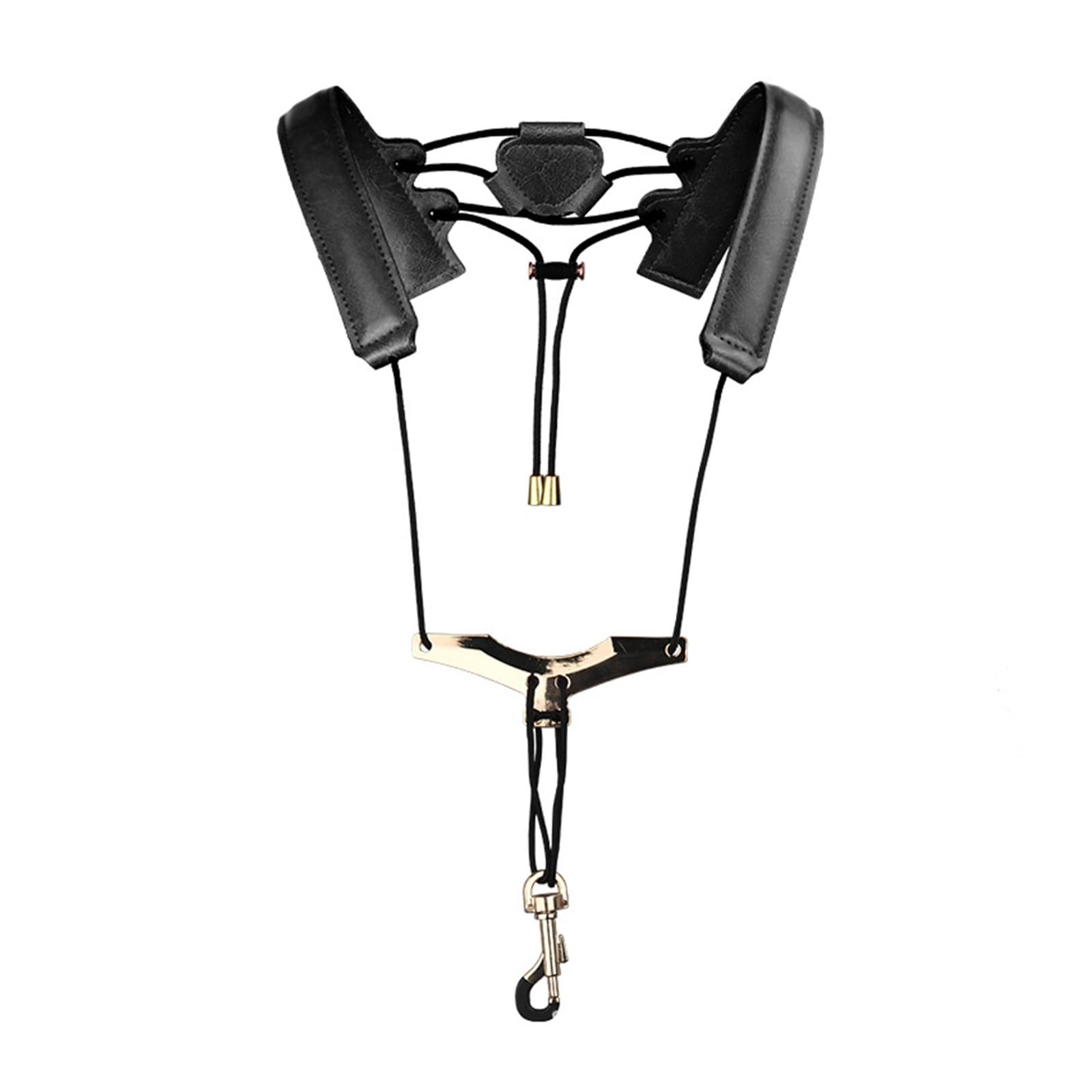 Accessori per sassofono Tracolla Per Sassofono, Tracolla Allacciata Al Collo, Tracolla Doppia Spalla, Accessori Per Studenti Per Adulti (Color : Bk)