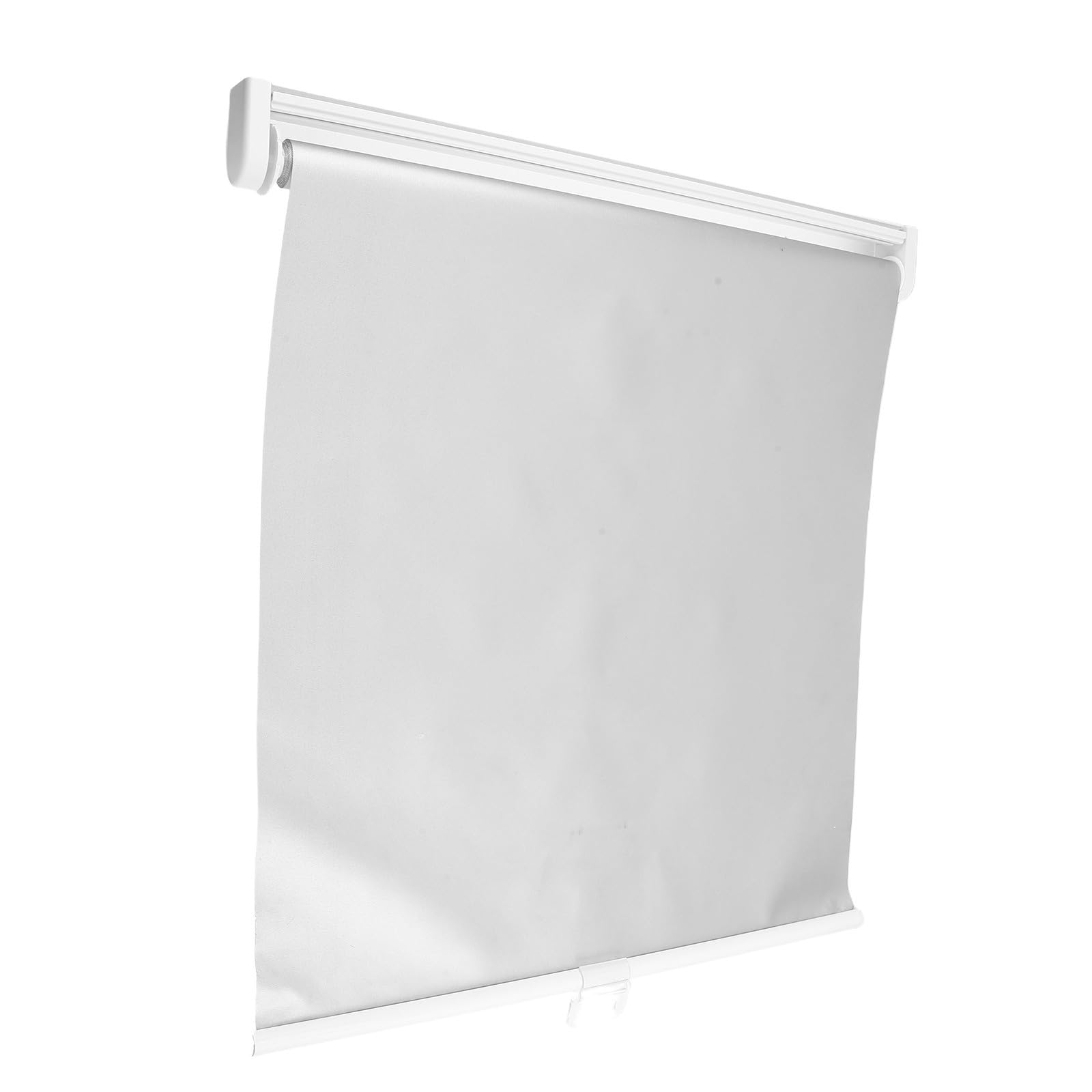 Toddmomy Store Enrouleur Occultant et Isolation Thermique Blanc sans Fil Protection UV pour Porte et Fenêtre, pour Salon et Bureau à Domicile