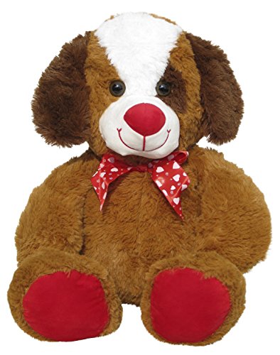 Wagner 9061 - XL Plüschhund - 60 cm groß - Riesen Kuschelhund Teddybär Plüschtier Plüsch Plüschbär