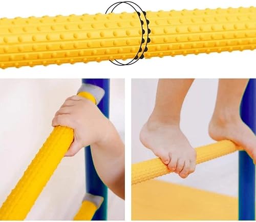 Miniatura 4 de Fitness Kid Comet 5 Niños Interior Escalada Gimnasio, Interior Sueca Escalera para Niños y Niños Habitación con Barras Horizontales, Columpio,