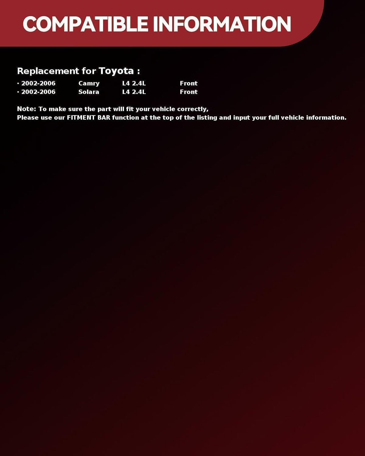 AUTOSITY Catalytic Converter Front Stainless Steel w/GASKET Replacement For 2002-2006 Camry 2.4L, 2004-2006 Solara SL Replace 40587, 674-811, 18210, 50803, 16384 (EPA Compliant)