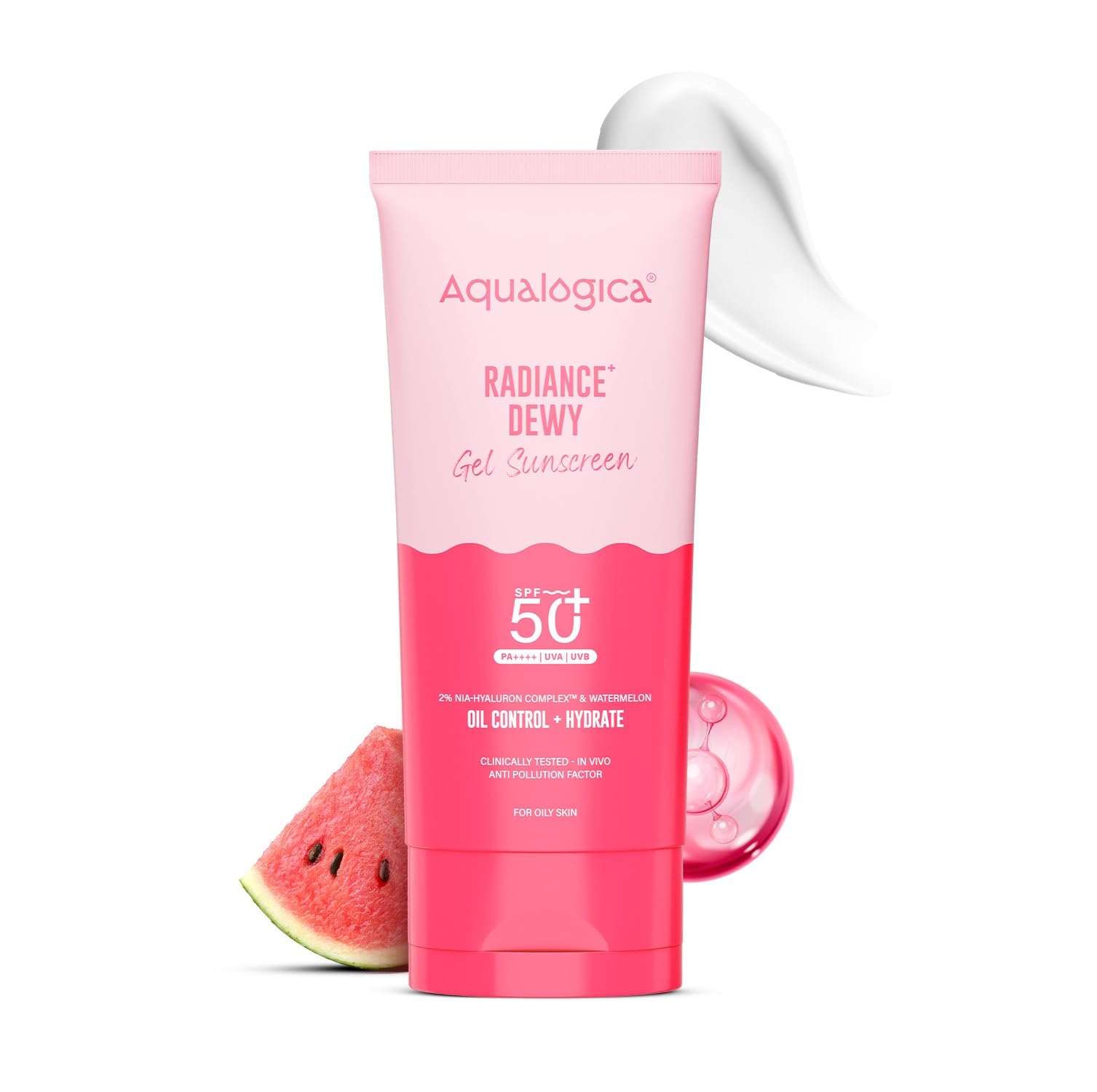 Aqualogica Radiance+ Dewy Sunscreen SPF 50 PA+++ 80g