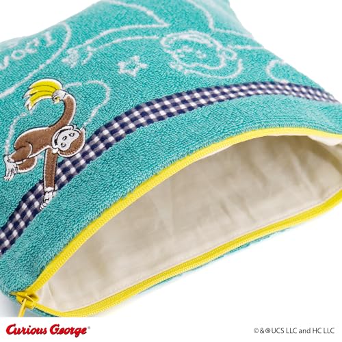 Curious George Curious George Simple Line Pouch Green Reborn Cotton 68-22372003