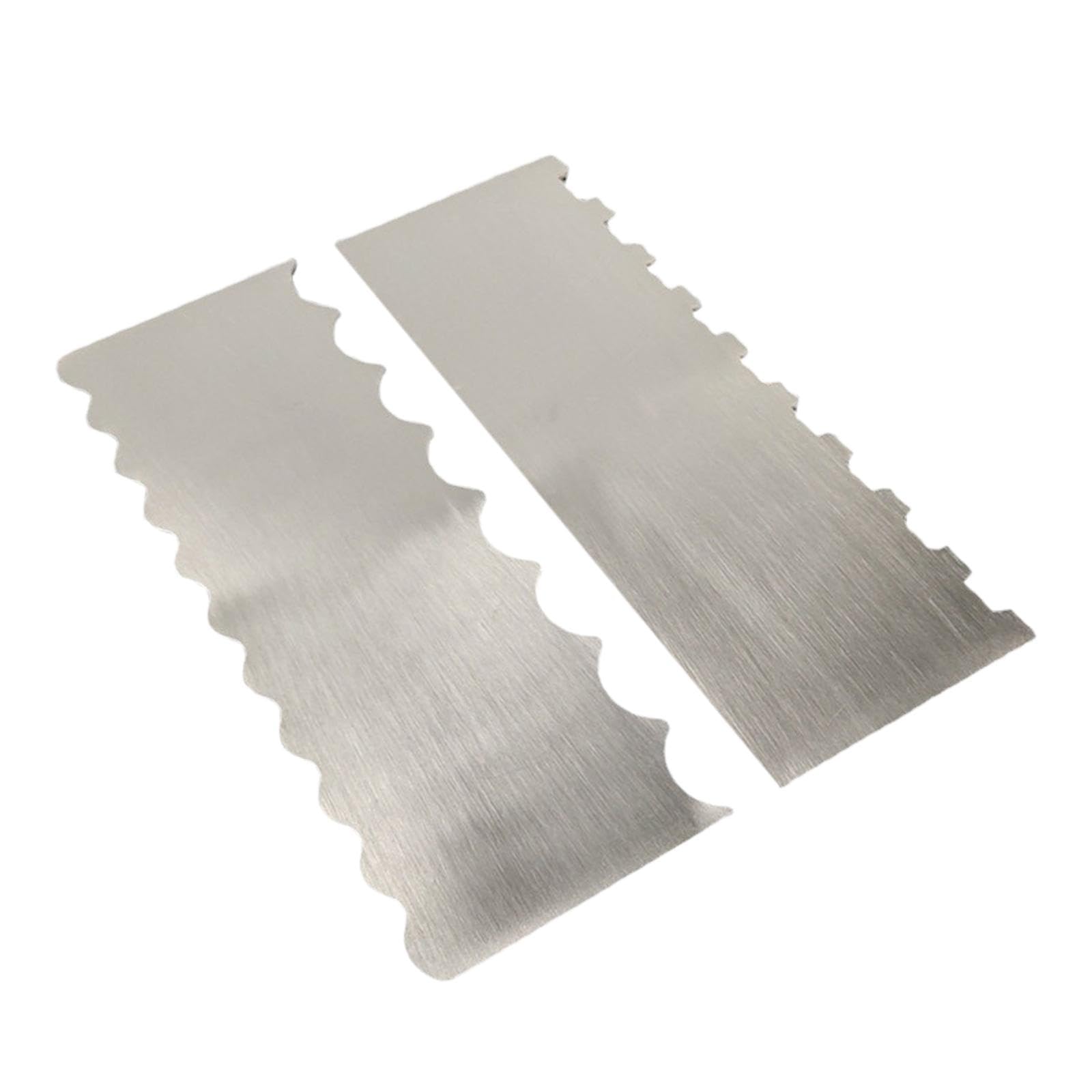 Juego de 5 peines para decoración de pasteles, 2 unidades, para glaseado de bordes de crema