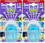 Mr Magic, Ovetto Assorbiodori Frigo, con Bicarbonato e Sale Marino, Mantiene Inalterato l'Aroma dei Cibi, Durata fino a 3 Mesi (Confezione da 2)