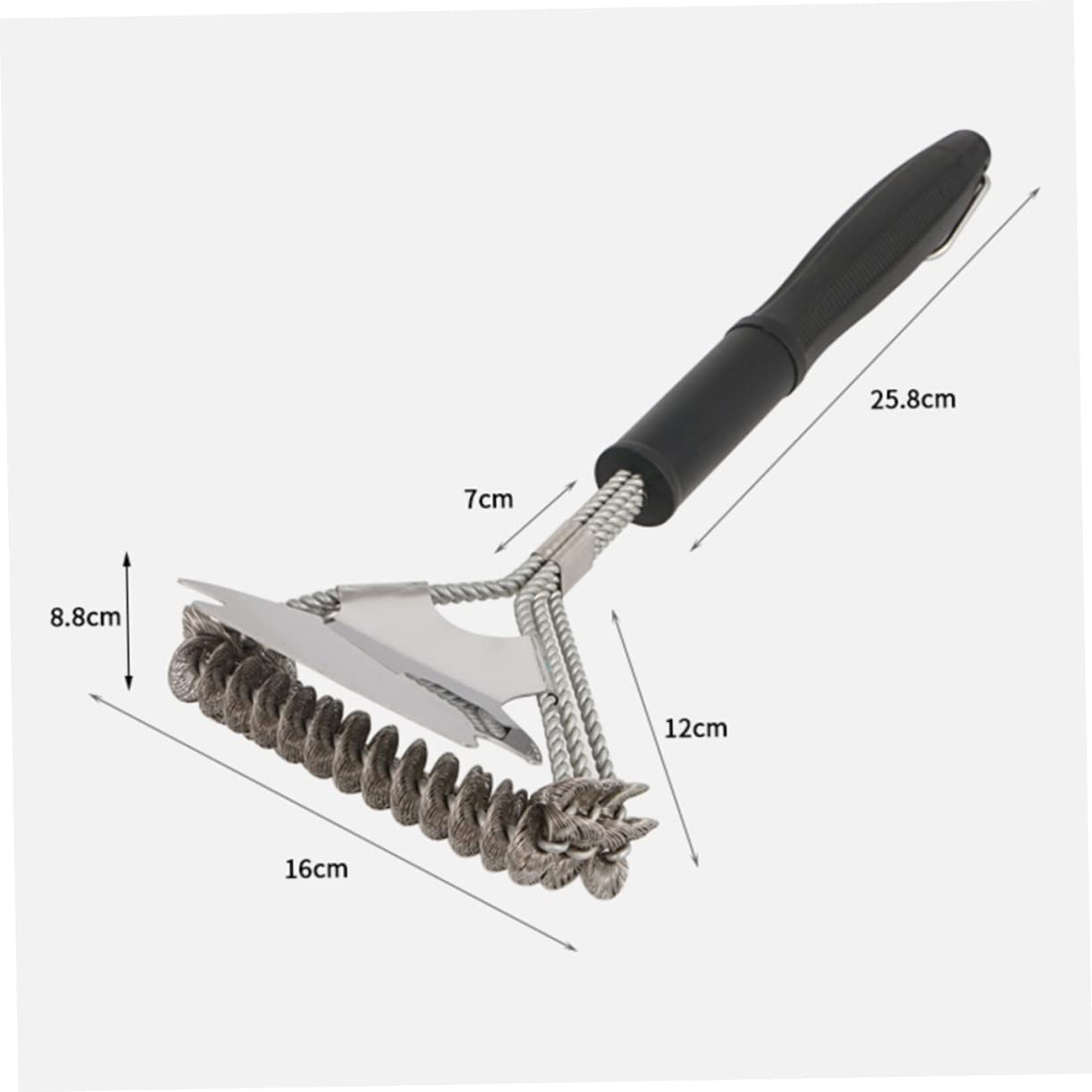 GALPADA Grill Brush for BBQ Cleaning Brush Grill Rack Cleaner Outdoor BBQ Tools Stainless Steel Accessories