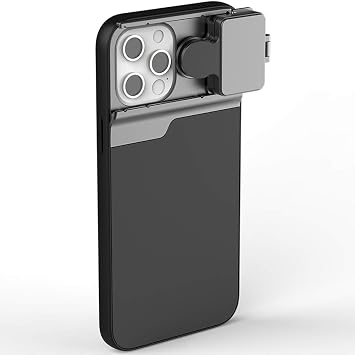 Multi Camera Lens Kit Phone Case for iPhone 12 Pro Max Multi-Function 4K HD 5 in 1 10X Macro Lens+25X Macro Lens+180 Ringed Fisheye Lens+2X Telephoto