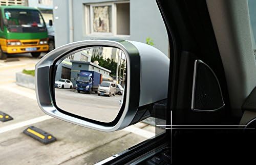 for Land Rover Discovery 5 (L462) 2017 2018 2019 S Car Accessories Matte Rear View Mirror Trim Rain Eyebrow Shelter Decor Trims 2PCS