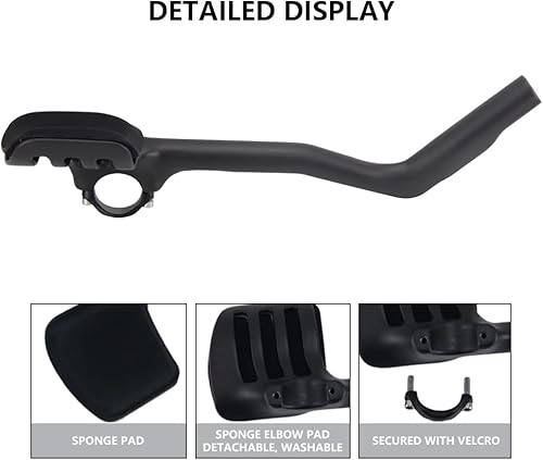 Miniatura 4 de RXL SL Manillar de carbono para bicicleta de carretera, manillar de bicicleta de carretera, manillar de 14.173in, ángulo de 40 mangos, extensión de