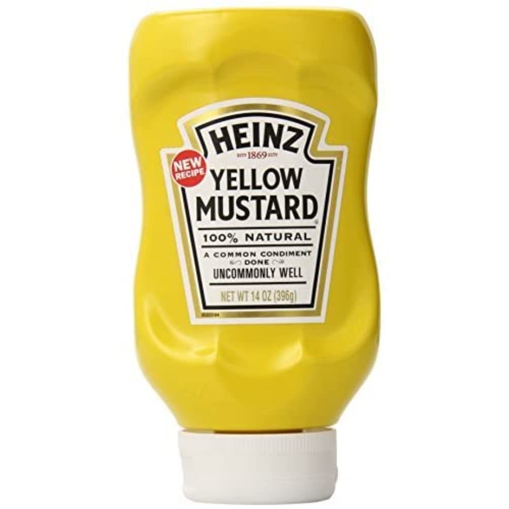 HEINZYellow Mustard, 14 Ounce (Pack of 12) by Heinz