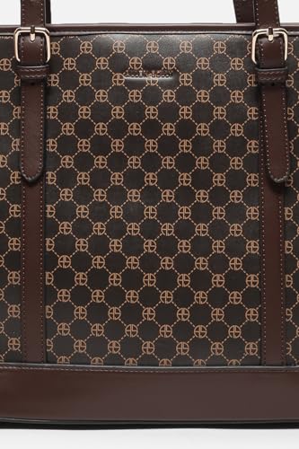 Image of Allen Solly Women's Oversized Tote & Travel Handbag | Vegan Leather | Multiple Pockets | Secure Zip Closure | Casual Outings