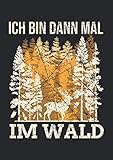 forster ag  Notizbuch A5 dotted, gepunktet mit Softcover Design: Förster Spruch Jagd Geschenk Jäger Witz Wildtiere Hirsch: 120 dotted (Punktgitter) DIN A5 Seiten