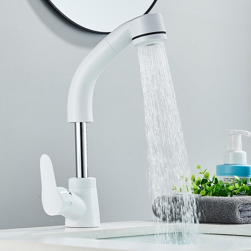 Mélangeur eau chaude et froide extractible pour routine bien-être