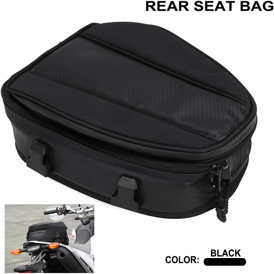 SXMOTO Motorcycle Tail Seat Bag Waterproof Luggage Back Storage Bag