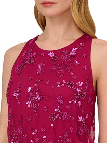 Image of Adrianna Papell Beaded Halter Dress Dress