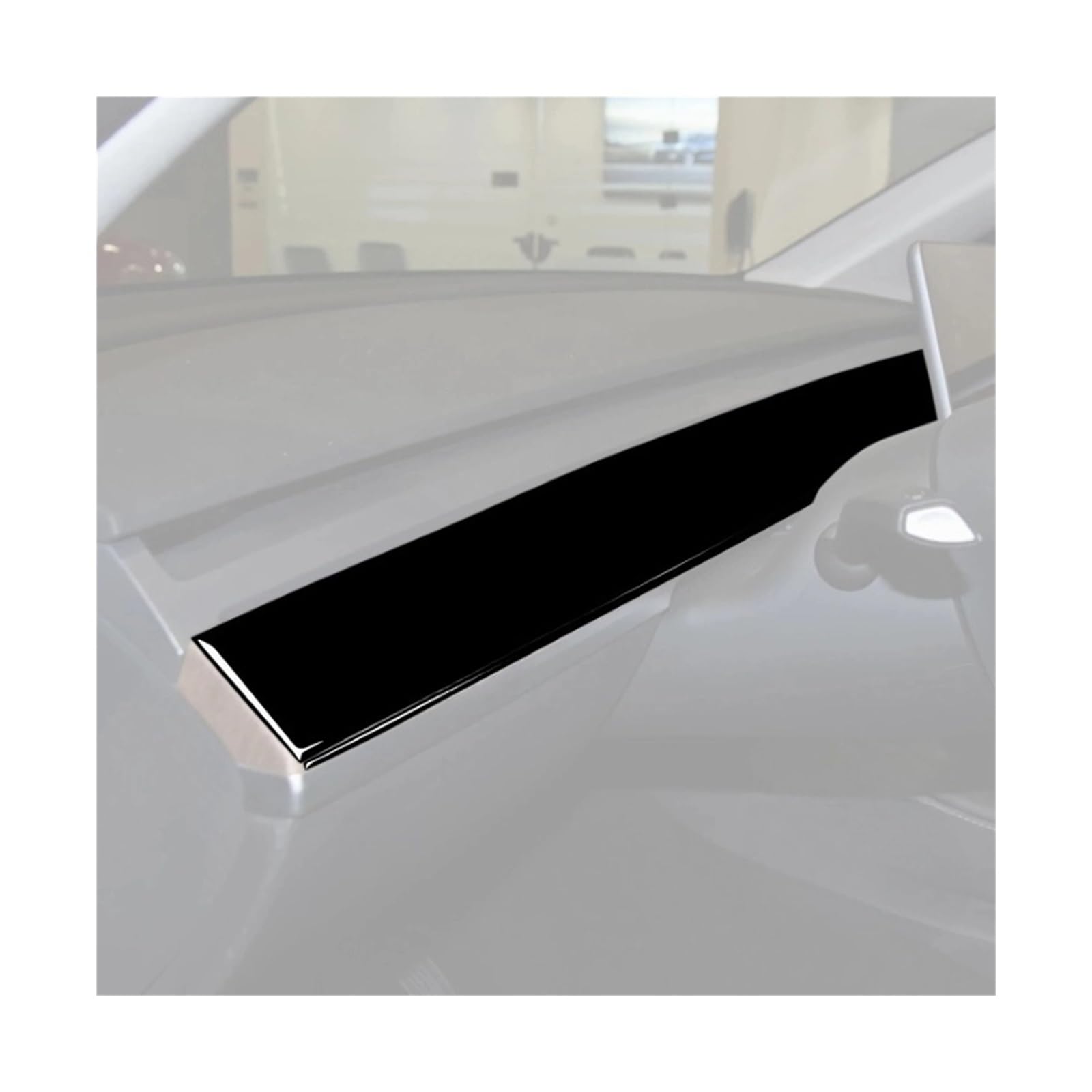 Czarny centralny panel sterowania Listwa ozdobna do wnętrza samochodu Naklejka dekoracyjna kompatybilna z Tesla Model Y 2020+ Model 3 2017-2022 Piano