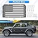 Linskip Overhead Protection Sun Shade Compatible with 2018-2025 Jeep Wrangler JL 4XE 2&4 Door, Freedom Mesh Screen Sunshade Bikini Top Cover for Jeep Wrangler Exterior Accessories(Black & White)