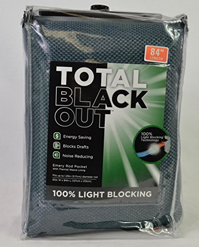 MAYTEX 84" Total Black Out Drapery Panel