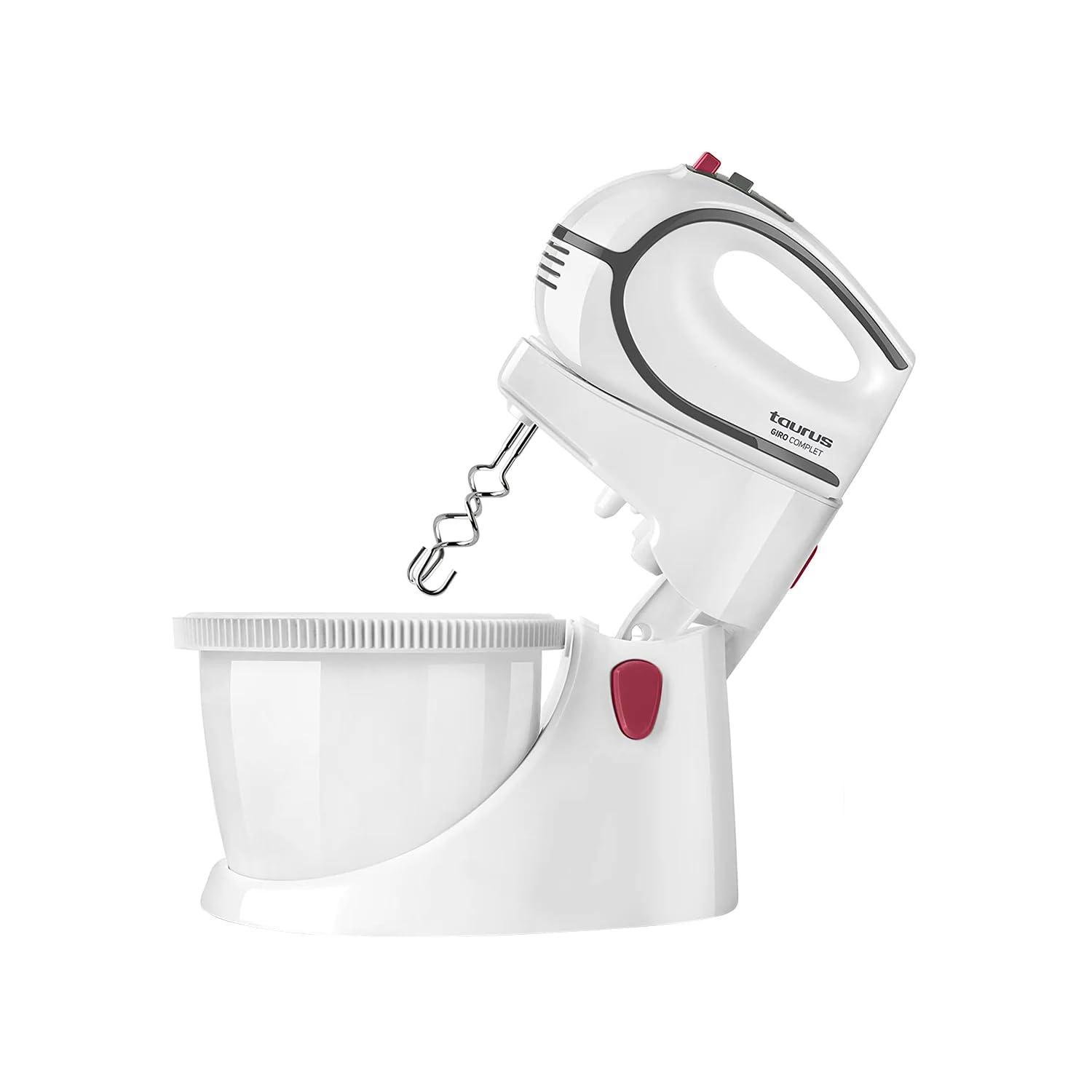 Avilia Impastatrice 500W - Motore Potente, Fruste in Acciaio Inox da 2,5 Litri, 5 Velocità Regolabili e Funzione Turbo per Impasti Perfetti di Pane, Pasta Frolla e Dolci